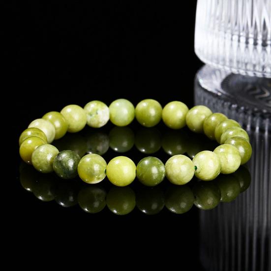 Unisex Bracelet Adjustable Length Teens Adults Bracelet Round Beads Elastic