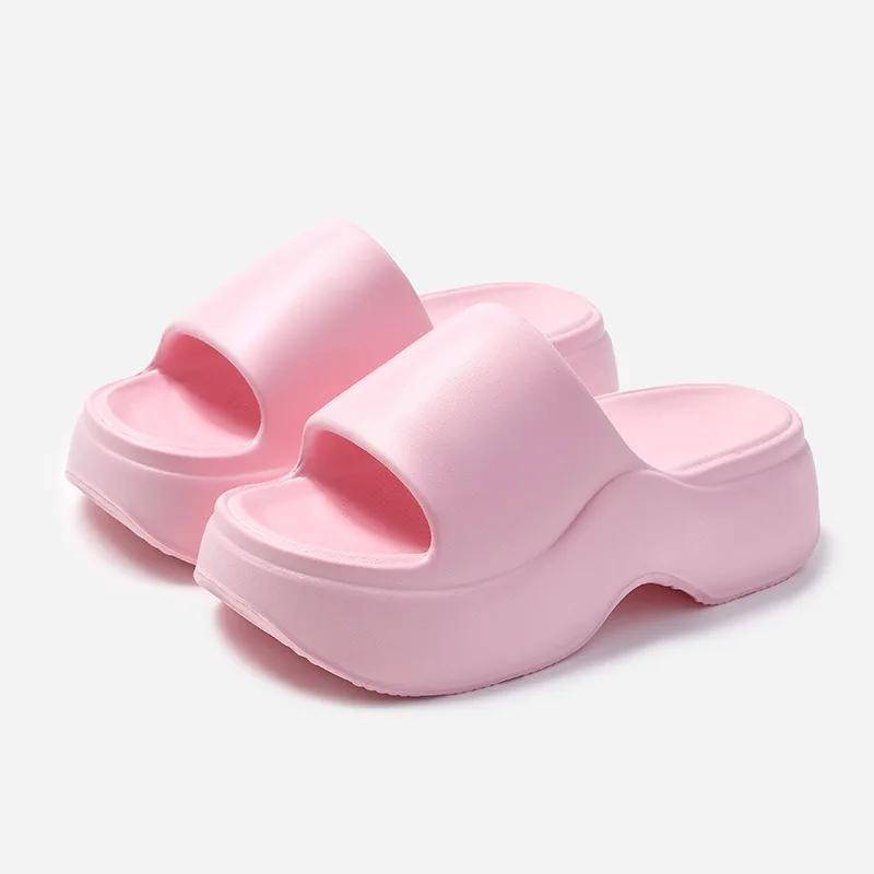 Thick Sole Women's Slippers Beach Outdoor  Ladies Sandals  Anti-slip Summer Fashion Slippers Comfortable Lightweight Flip Flops