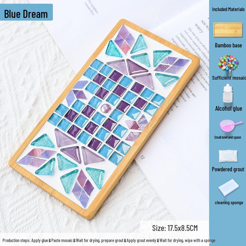 DIY Mosaic Coaster Kit for Kids: Creative Father's Day Craft