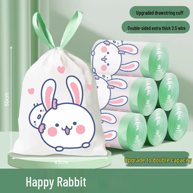 

Большие Прочные Мешки для Мусора для Кухни и Офиса – Бытовое Использование и Использование в Общежитиях 5 rolls/75 bags