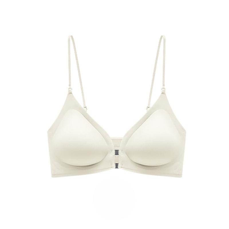 

Женское весенне-осеннее нижнее белье для маленькой груди, с перекрестной бретелью на шее, с красивой спиной, бесшовное, с тонкими плечиками S шампанского