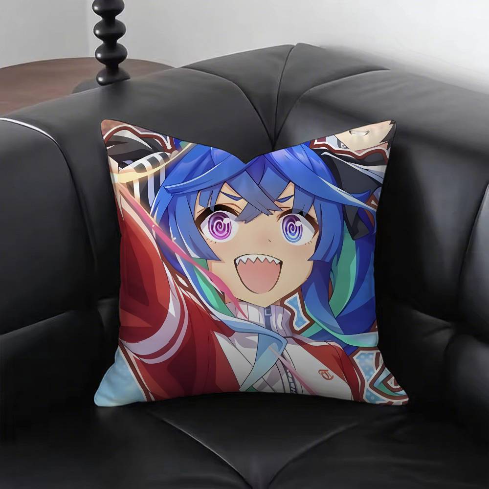 1pc Anime TWIN TURBO Pillow Case Fashion Square Pillowcase Bedroom Sofa Room Ins Decoration Leisure