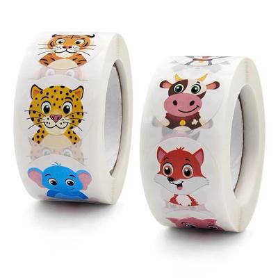 Kids' Cute Cartoon Animal Reward Stickers for Kindergarten Teachers