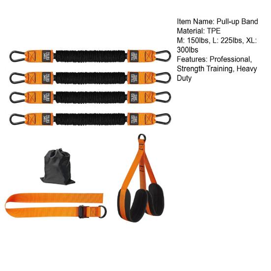 1 Set Klimmzug-Hilfsband 150/225/300lbs Robuster Klimmzug-Hilfsgürtel Vollständig Oberkörper