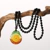 'Glazed Pendant Necklace with Shurangama and Six-Syllable Mantras'
