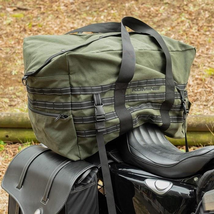KOMINE SA-251 Camping Canvas Seat Bag 65L Olive