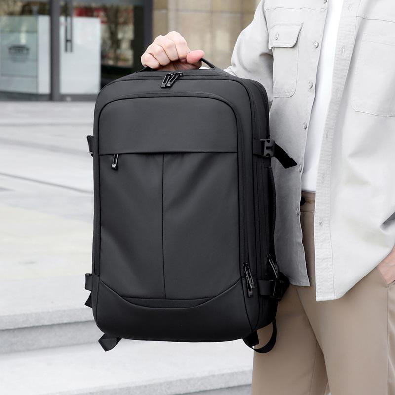 Men's Waterproof Business Backpack with Large Storage for Commuting, Travel, and Laptop.