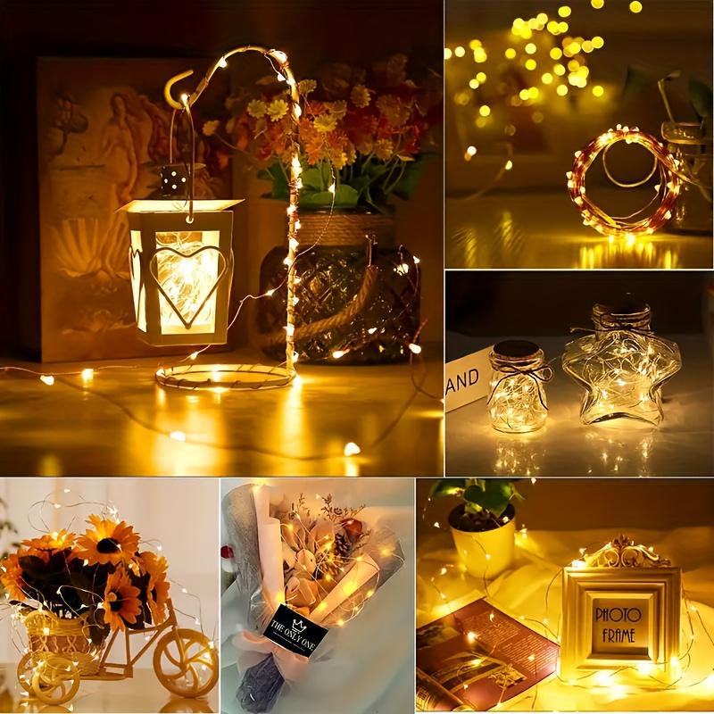 USB Powered Copper String Lights, Fairy Lights, and Starlight Lights Are Suitable for Decorating Parties, Weddings Festivals,Halloween,Christmas