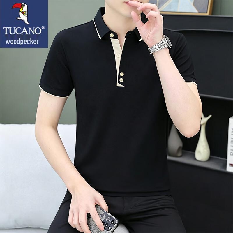 TUCANO Men s Summer Casual Lapel Polo T-Shirt 2XL