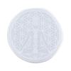 Viking Divination Rune Coaster Tray Mould Rune Stones Silicone Resin Mould