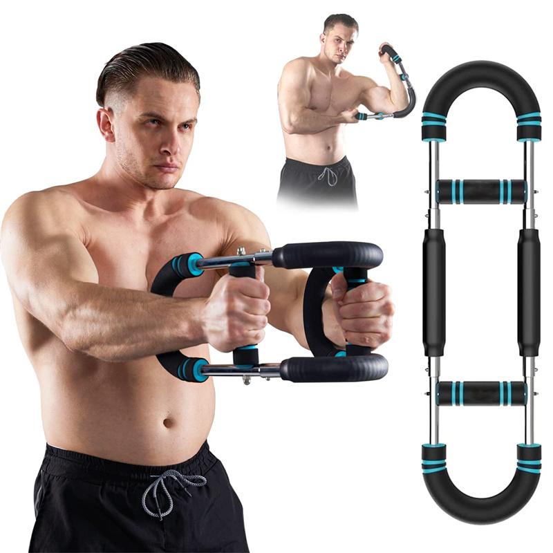 U-shaped Arm Strength Adjustable Spring Arm Bar Indoor Pectoral Muscle Biceps Arm Exercise Training Device Fitness Equipment