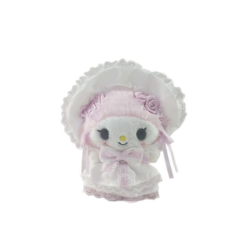Melody Lace Bride Plush Keychain With Super Soft Short Plush For Girls Gift