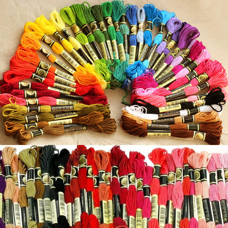 Buy Cotton Embroidery Thread Different Anchor Cross-stitch Floss Sewing ...