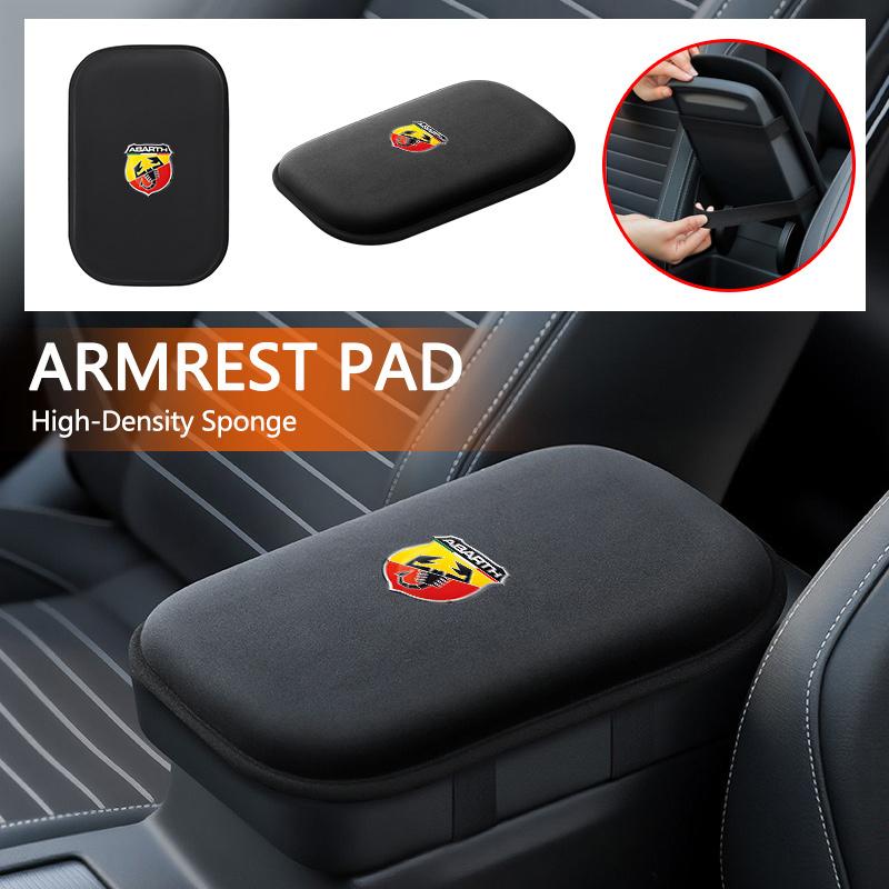 Car Armrest Box Pad Car Armrest Mat High Quality Accessory For Abarth 695 595 500 500c 500s 124 Spider PUNTO Panda Key Case Bag
