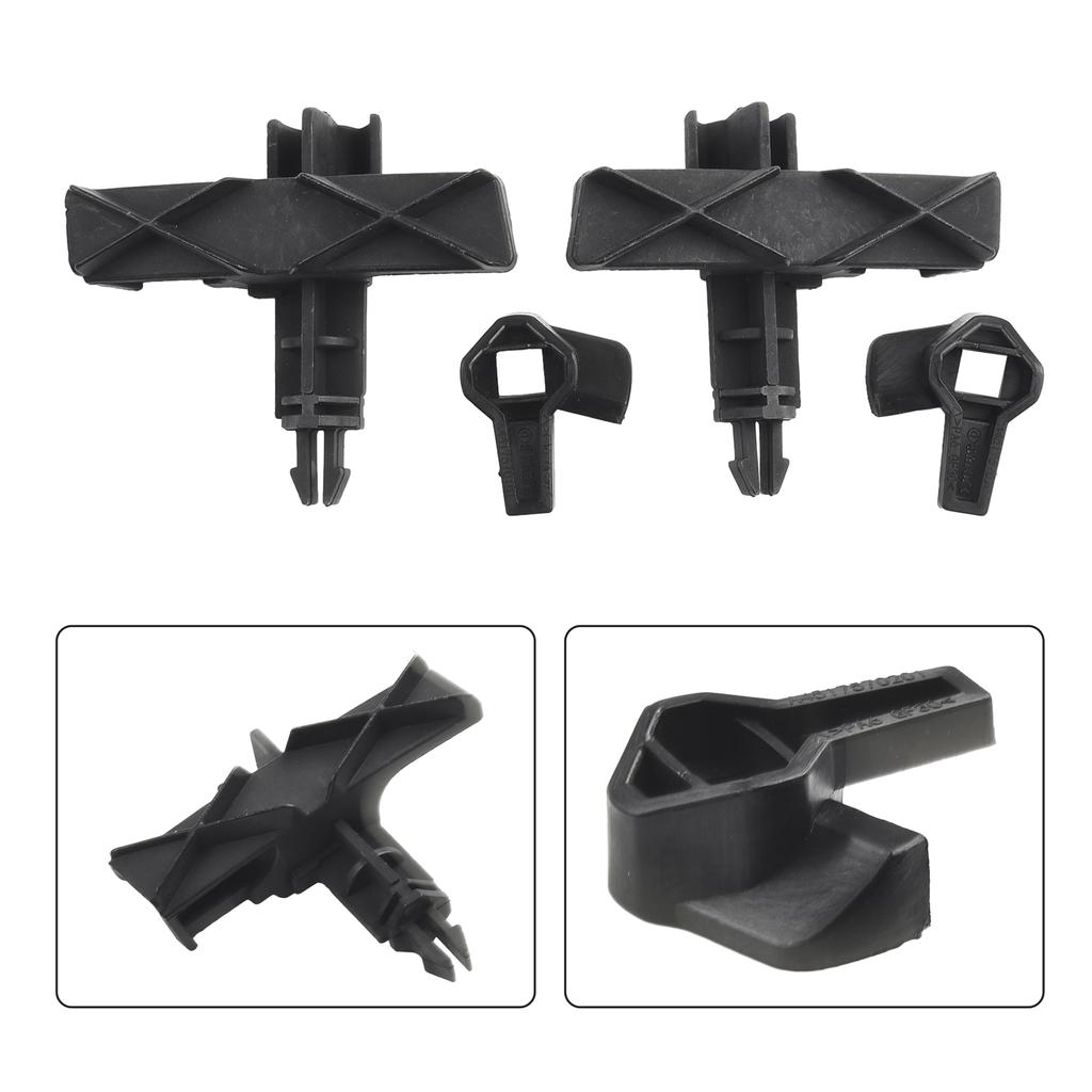 Mechanism Hood Locking 4PCS A4517570101 A4517570201 A4517570301 Set For Smart Fortwo 2008-2012 For Smart Fortwo 2008-2012
