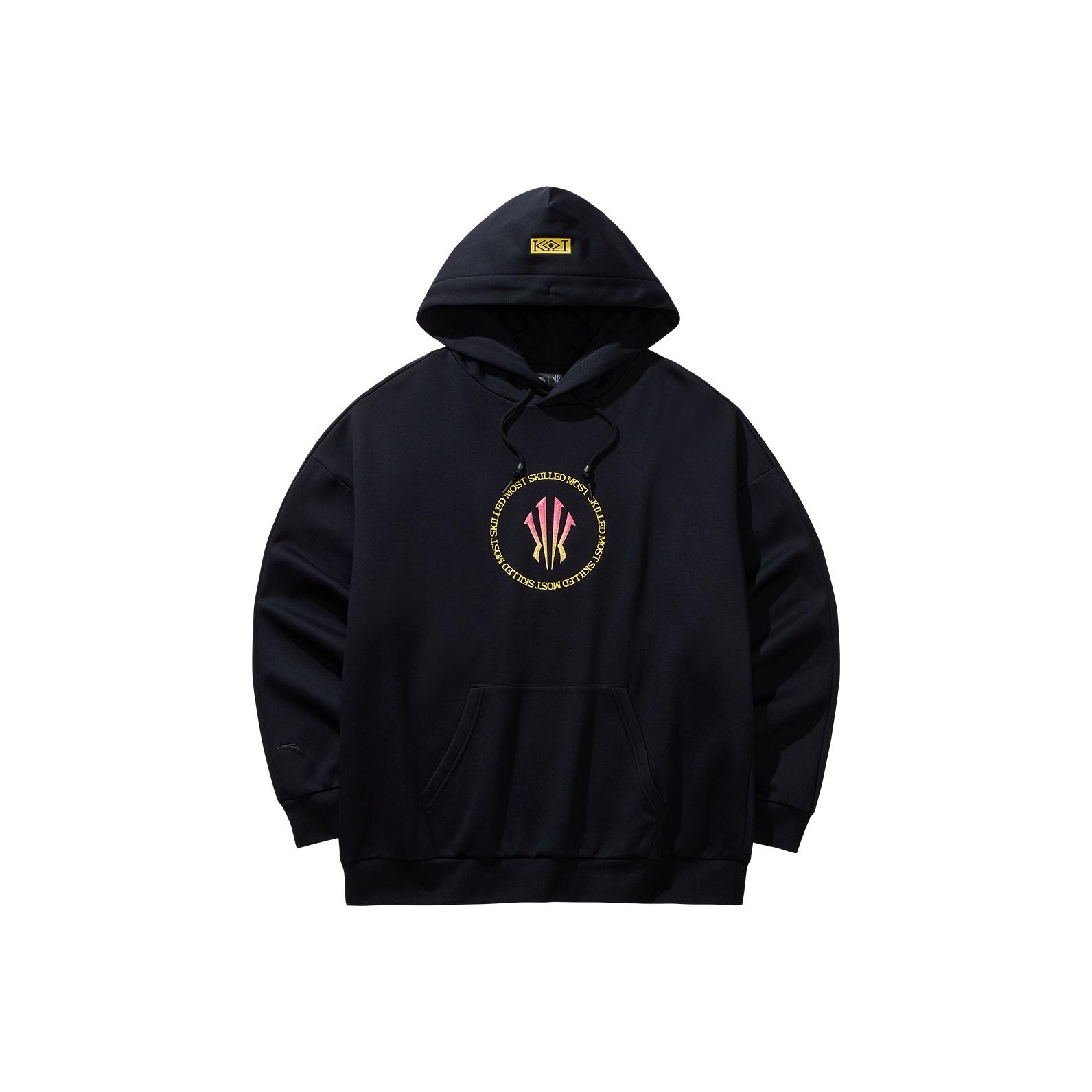 

Anta Basketball Series Kyrie Pullover Sweatshirt 2025 Autumn Basic Black Unisex Sweatshirt 972541714-3 3XL