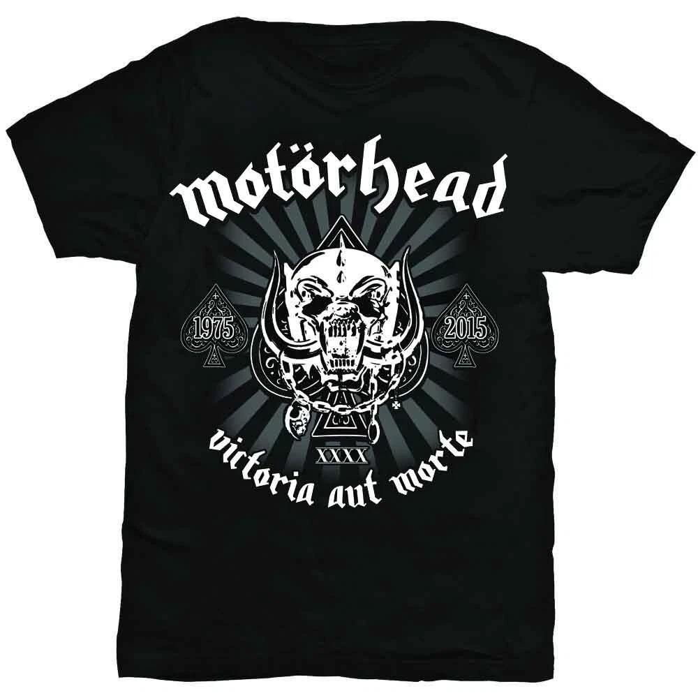 Motorhead Men s Victoria AUT Morte T-Shirt, Black, Large (Size:Large) 4XL