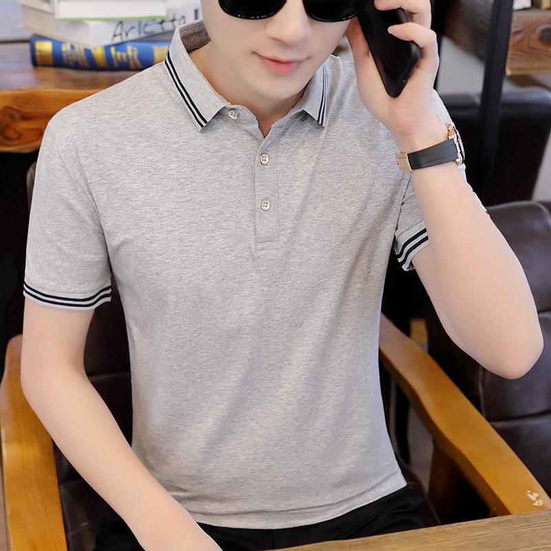 Tricou polo business pentru bărbați Tricou polo casual pentru bărbați cu mânecă scurtă