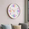 Mute Quartz Clock 12 Inch Silent Wall Clock Fashion Children Clock  Home Office Decorative