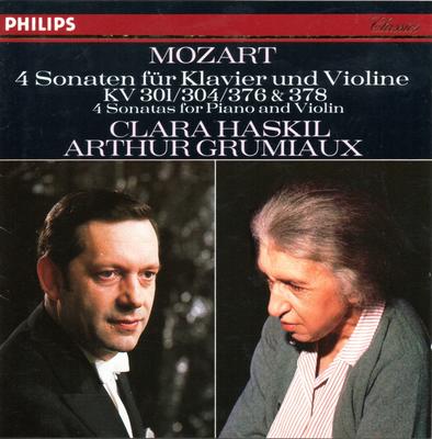 CD WOLFGANG AMADEUS MOZART; - Sonaten für Violine & Klavier 4122532 Philips 1984 Deutschland Klassik Gebraucht