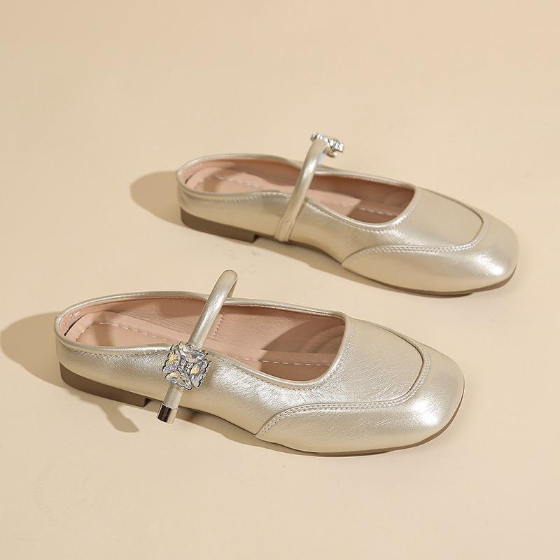 

Темпераментные туфли Мэри Джейн женские новая модная темпераментная модель с юбкой сумка голова полушлепанцы женские 40 шампанского