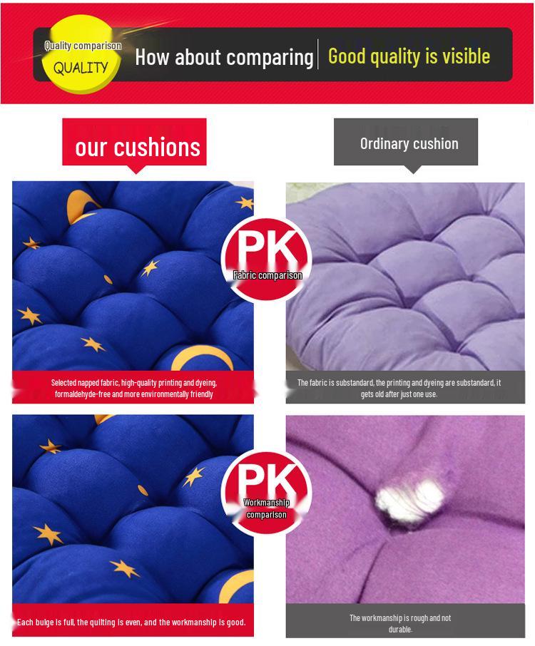 Cuscin de Toamnă-Iarnă Față-Verso din Flanel pentru Fotoliu Recliner și Balansoar