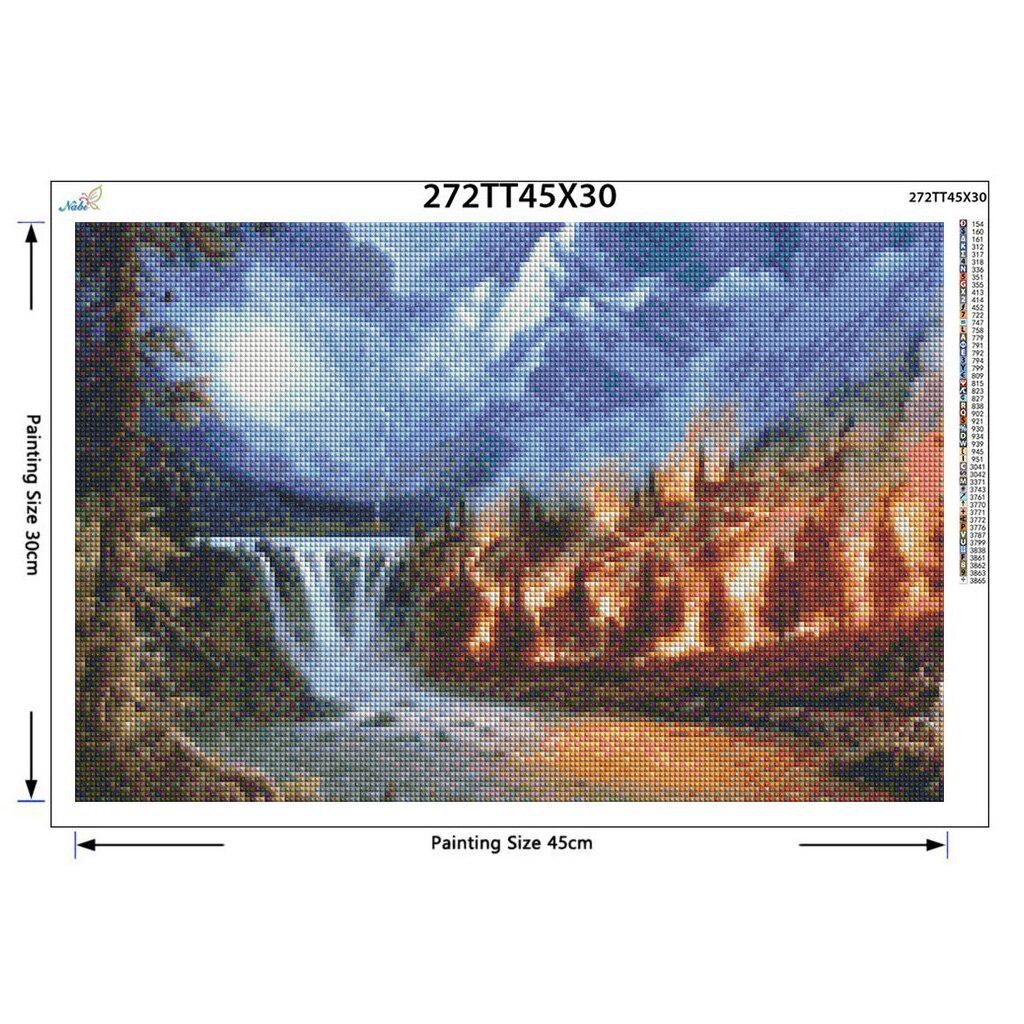 5d Diy Embroidery No Fire or Water Diamond Painting Cross Stitch Full Round Drill Rhinestone Home