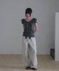 Linte Curved Slacks Beige