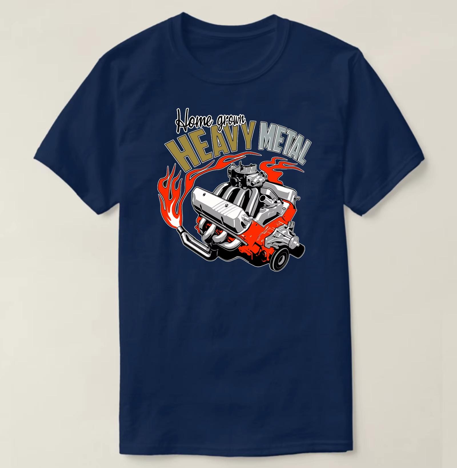 Heavy Metal  Australian Holden V8 Engine TShirt 100 Cotton ONeck Short Sleeve Summer Casual Mens Tshirt 4XL