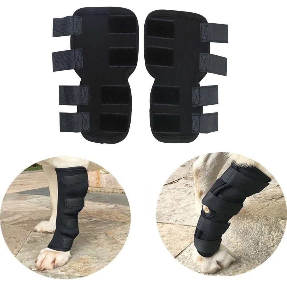 Anti-Lick Dog Bandages Leg Support Knee Brace Strap Breathable Pet Knee Pads  Dog Accessories