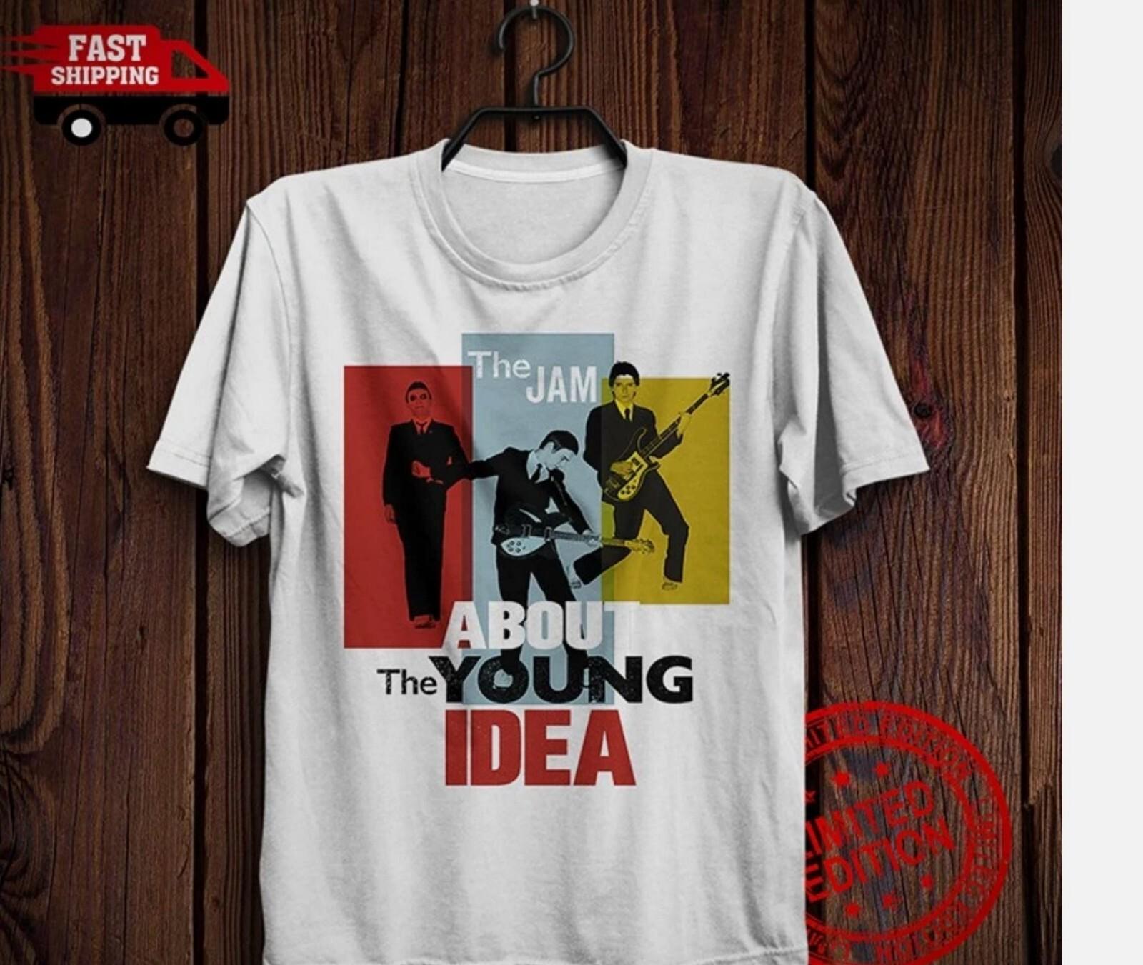 26 About The Young Idea The Very Best Of The Jam T shirt Paul Weller Bruce Foxton Unisex T-Shirt XL