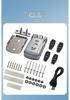 Wireless Remote-Control Smart Lock with Invisible Design and Electric Bull Head Lock for No-Drill Installation