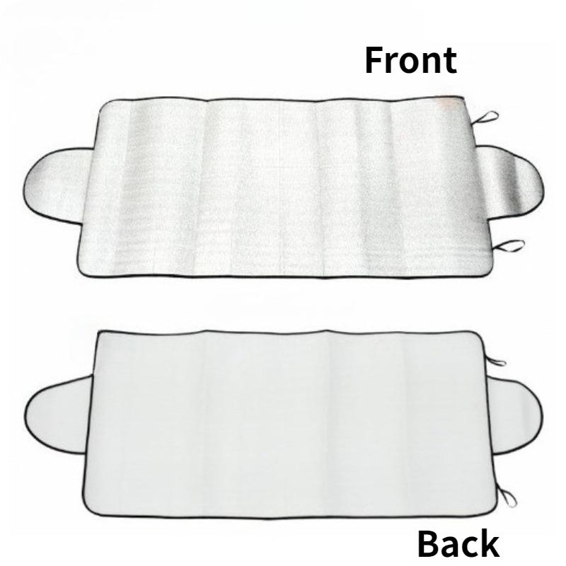 

Лобовое стекло автомобиля, снежный покров, зимний морозный щит, солнцезащитный козырек, защитное стекло 150x70cm серебряный