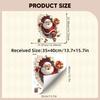 Christmas Wall Stickers Santa Claus Decals Art Decor for Living Room Kitchen