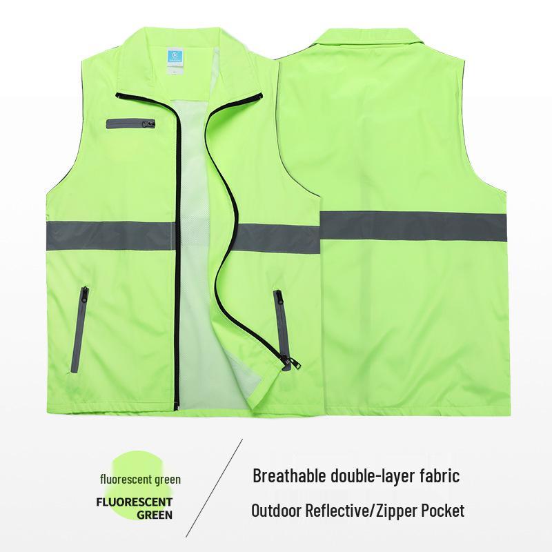 Reflective Custom Logo Volunteer Vest for Promotion Activities