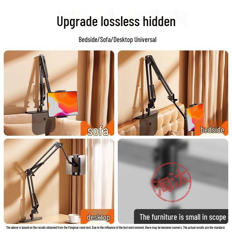 Portable Tablet Stand for Bedside and Desktop Viewing