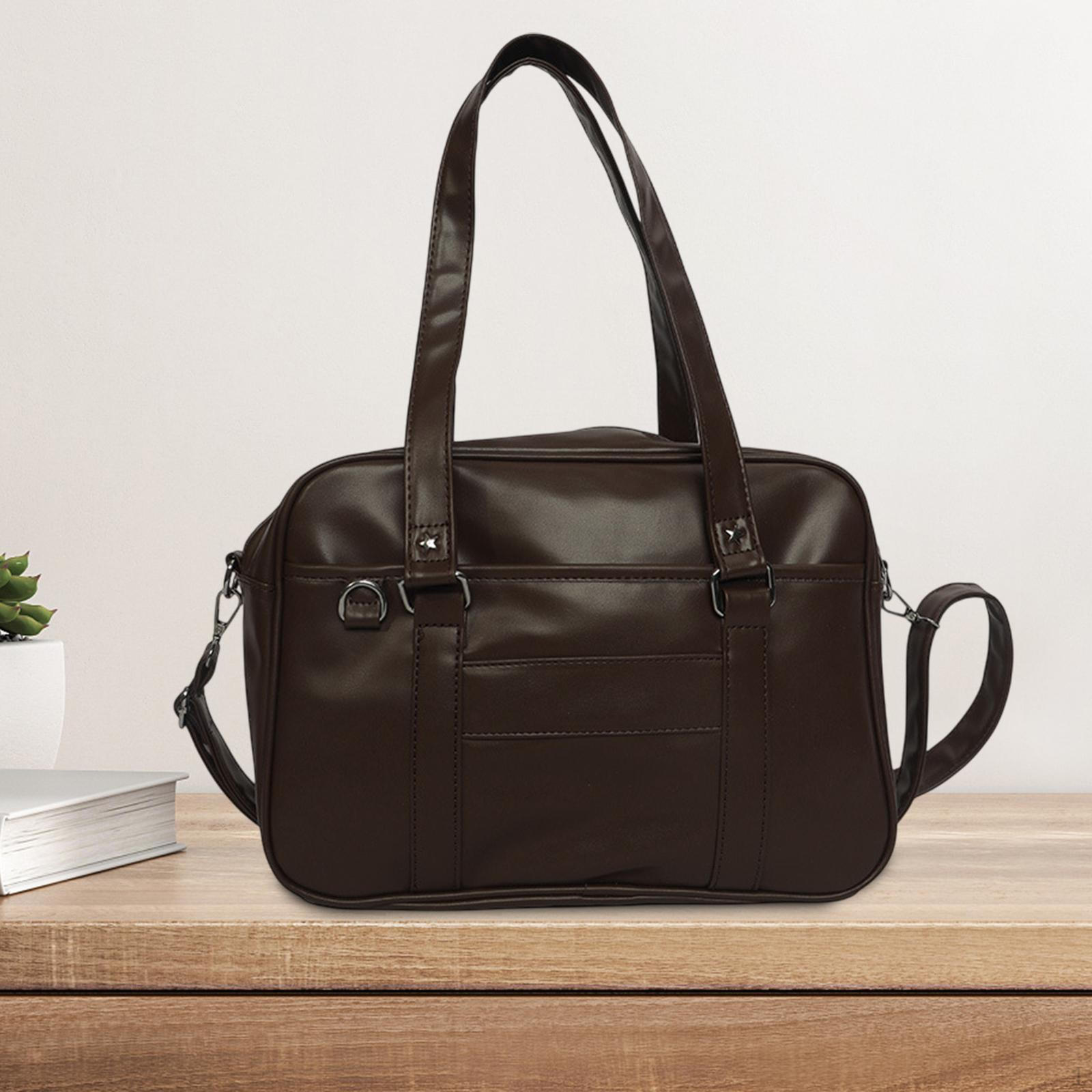 

Женская кожаная сумка через плечо, повседневная, модная, для поездок на работу, свиданий, работы коричневый