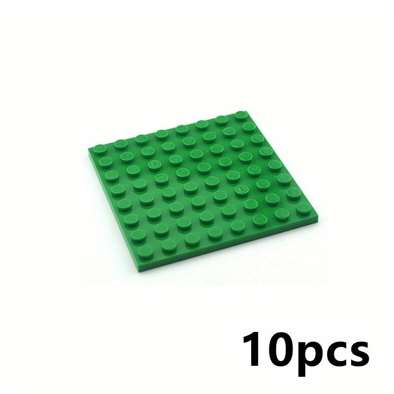 10 ks 8x8 Základové desky stavebních kostek - Oboustranné, kompatibilní s 41539, Proplétací tenké kostky pro STEM učení, DIY projekty, Vzdělávací hračky