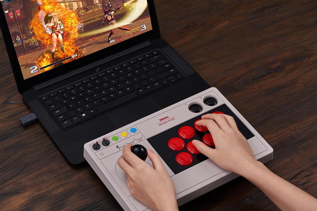 8Bitdo Bluetooth Arcade Stick for Switch Windows &