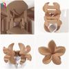 2Pcs Fashion Flower Hair Claws for Women Large Hair Clips Crab Clamps Frosted Ponytail Shark Clip Headdress Hair Accessories