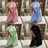 Summer Womens Casual Set With Hollow Out Overlay And Long Pants For Beach And Leisure