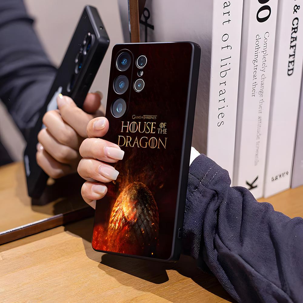 T-Thrones-Tv-Game Phone Case For Samsung S26 Ultra S25 Edge Ultra S23 S22 S21 S20 Ultra Plus S24 Fe Glass Cover