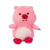 Cartoon Beaver Plush Pendant Figure Plushies Ornament Cute Soft Cotton Stuffed Animal Doll Hanging Anime Pink Beaver Plush