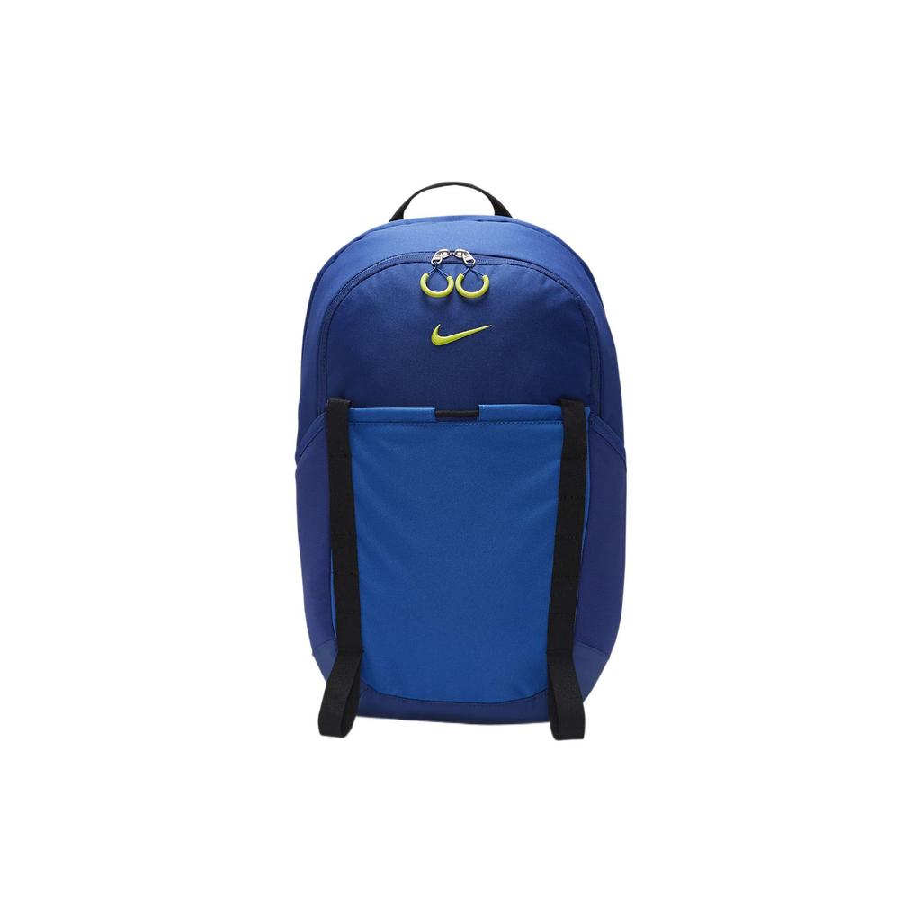 New Nike Fabric Backpack Regular Unisex Dark Royal Blue & Original Green DJ9678-455