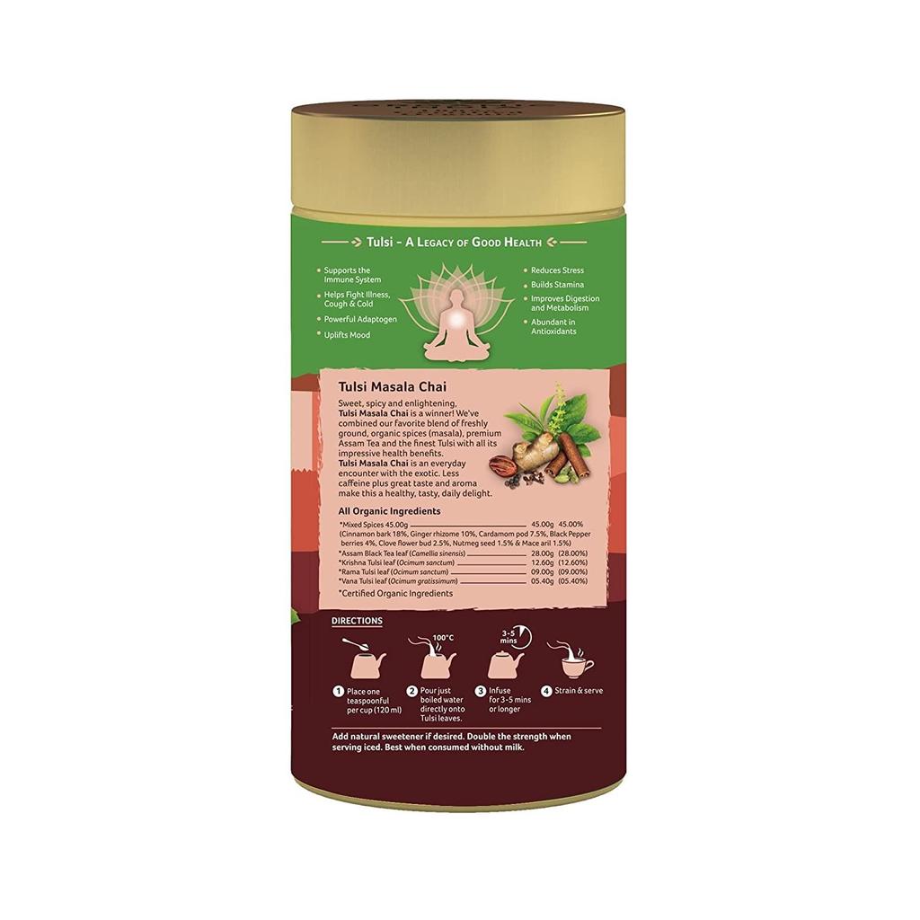 Tulsi Masala Chai (100 g), Tulsi Masala Chai Økologisk India