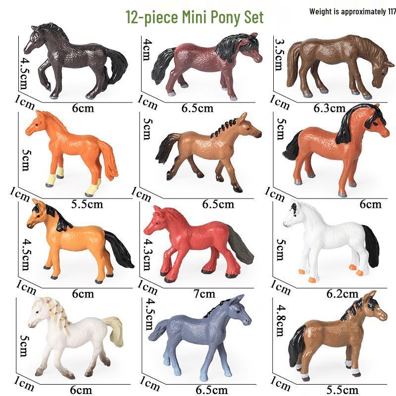Children's Prancing Horse and Jockey Toy Set
