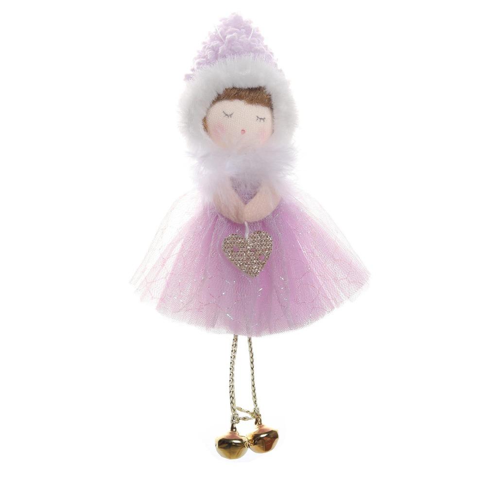 New Christmas Supplies Christmas Feather Angel Christmas Tree Decoration Pendant Small Pendant Christmas