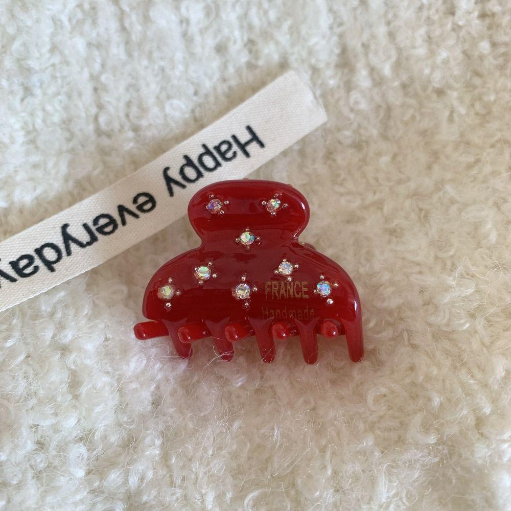 Babysbreath Acetate Hairpin Crystal Mini Hair Claw Personalized Rhinestone Hair Clip  Girls