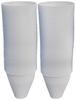 Sunnap Insert Cups, Approx. 200ml, Pack of 100, for Hot & Cold Drinks, ICP-100, White, 8cm Diameter X 8cm Height