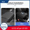 New Car Armrest Box Pad Leather Auto Armrest Mat Car Accessories for BMW M Power Performance M3 M5 X1 X3 X5 X6 E46 E39 E90